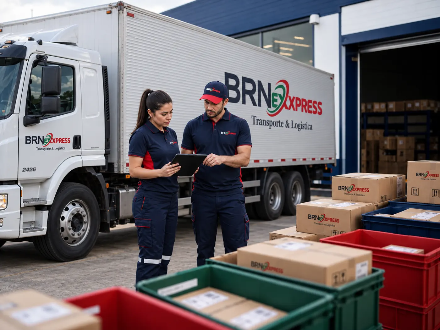 Rotas empresariais da BRN Express