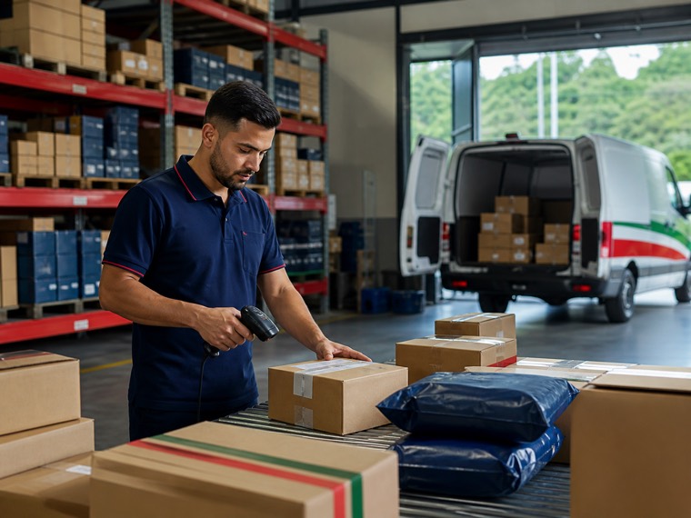 E-commerce e encomendas da BRN Express