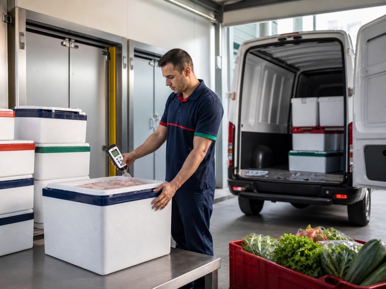 Produtos refrigerados da BRN Express